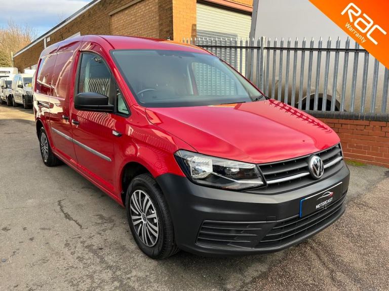 2019 69 Volkswagen Caddy Maxi 2.0 TDI 102PS L2 Long TAILGATE LWB Red *NO VAT*