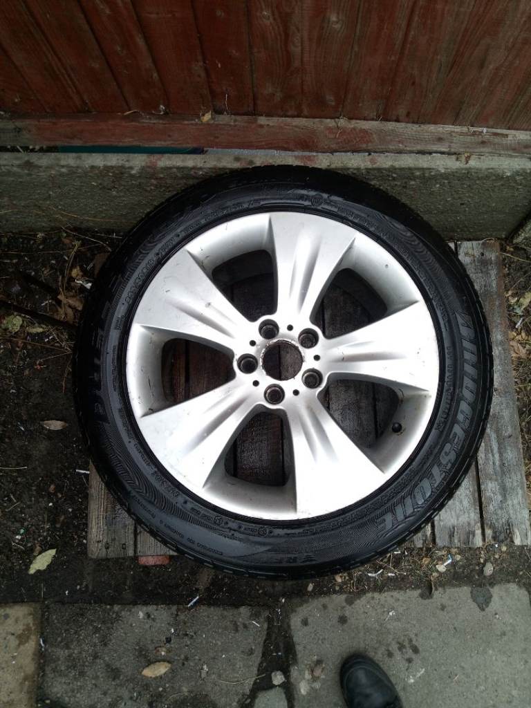 BMW X5 E70 2007 2013 SILVER FRONT 677 2247 REAR 677 2248 ALLOY WHEEL 9J x 19 255 50 R19 