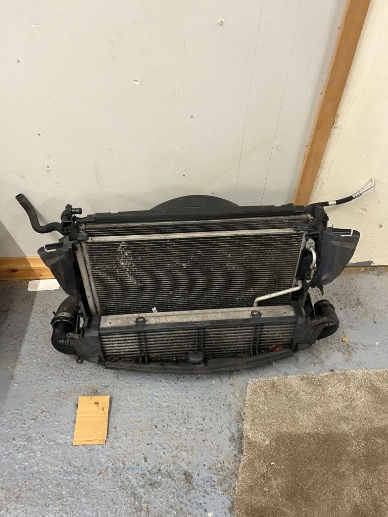 Mercedes Benz Raidiator Fan, Raidiator & Intercooler Removed from Mercedes C180 2015