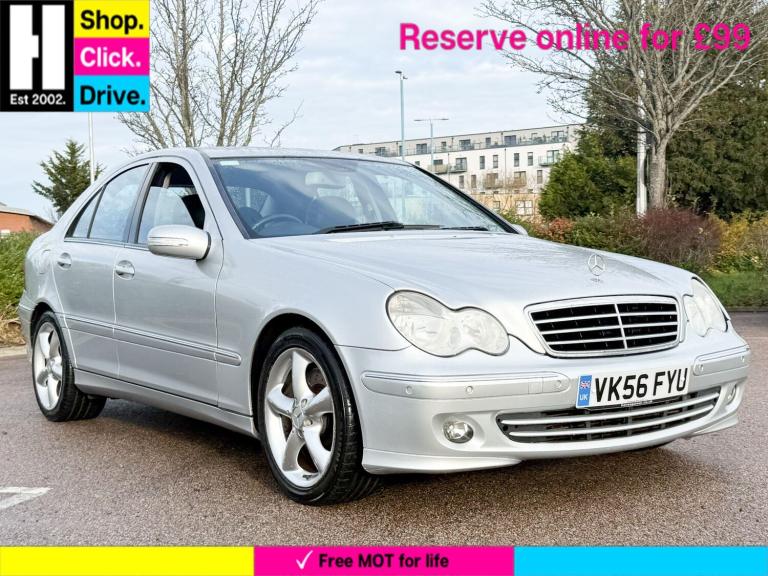 2006 Mercedes-Benz C Class 1.8 C180 Kompressor Avantgarde SE Saloon 4dr Petrol Automatic (193 g/k...
