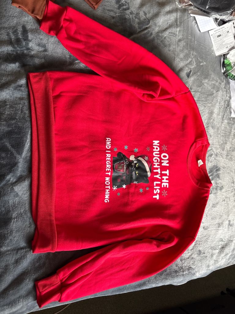 Red Christmas hoodie