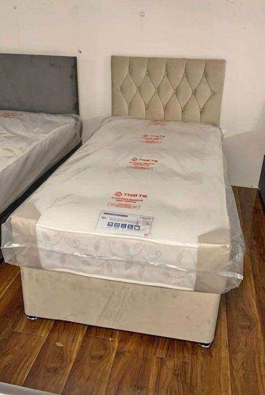 Single Divan 3ft Bed – Mattress & Drawers Included – Great Deal & Same day Delivery