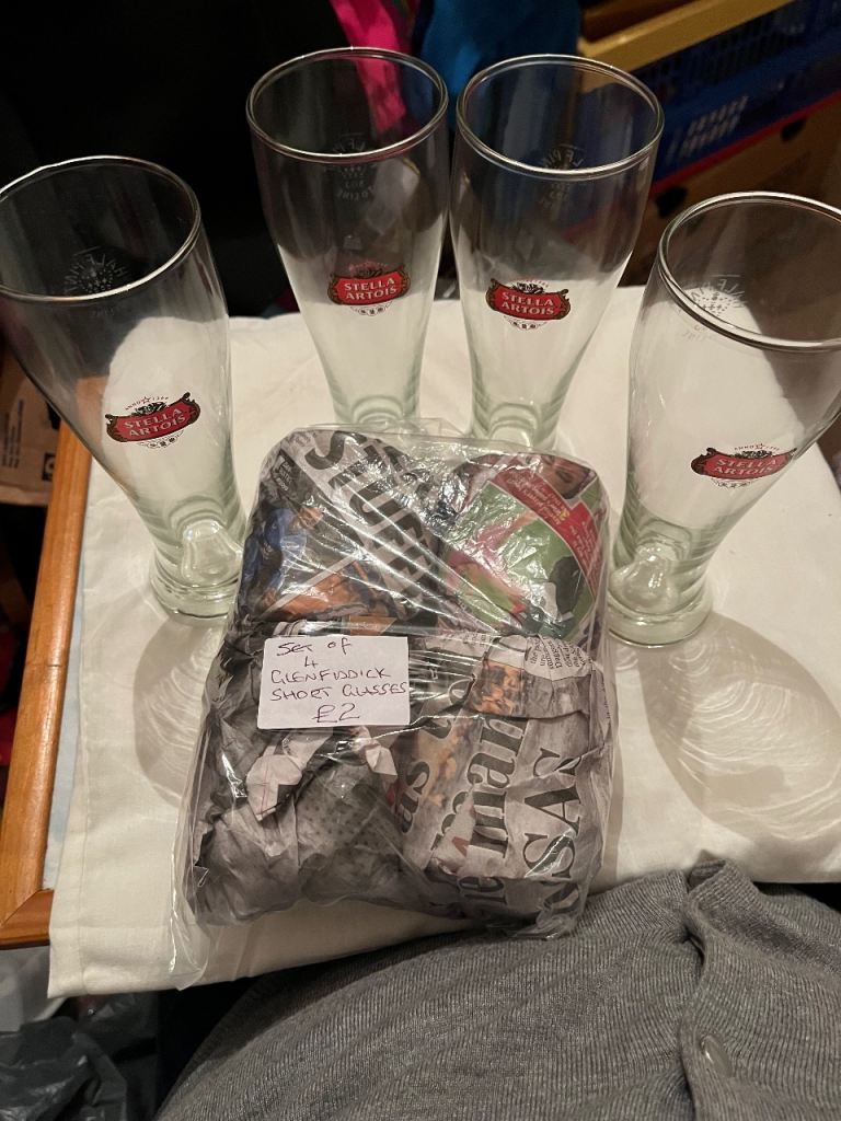 image for Glenfiddich & Stella Artois Glasses