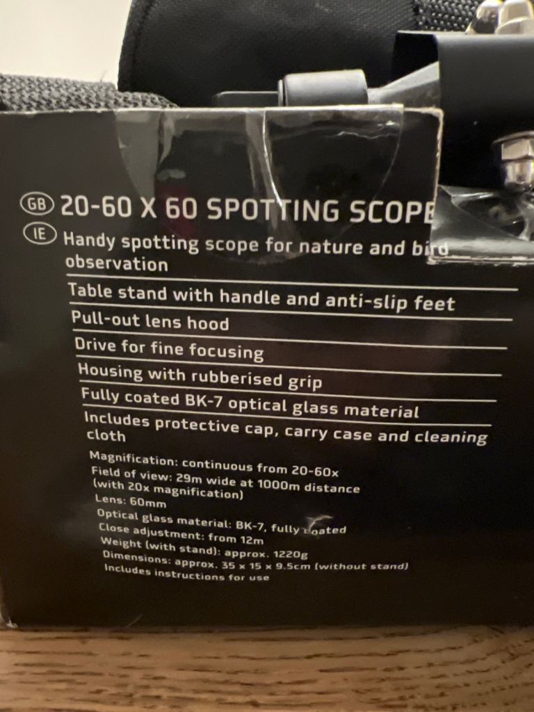 Auriol 20-60x60 Spotting Scope