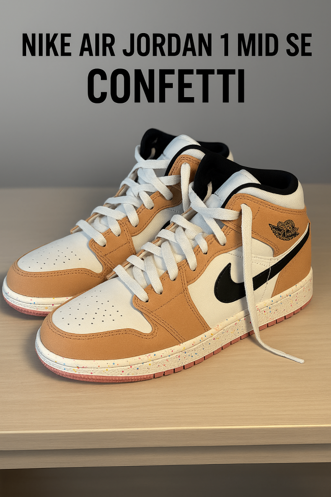 DA8006-100 Nike Air Jordan 1 Mid “Paint Splatter” – Size  4.5 