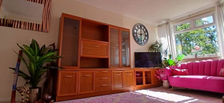 Wall unit and matching sideboard