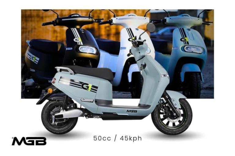 MGB G1 50cc Moped Scooter 2000W Electric Bosch Motor AM Licence Learner Legal