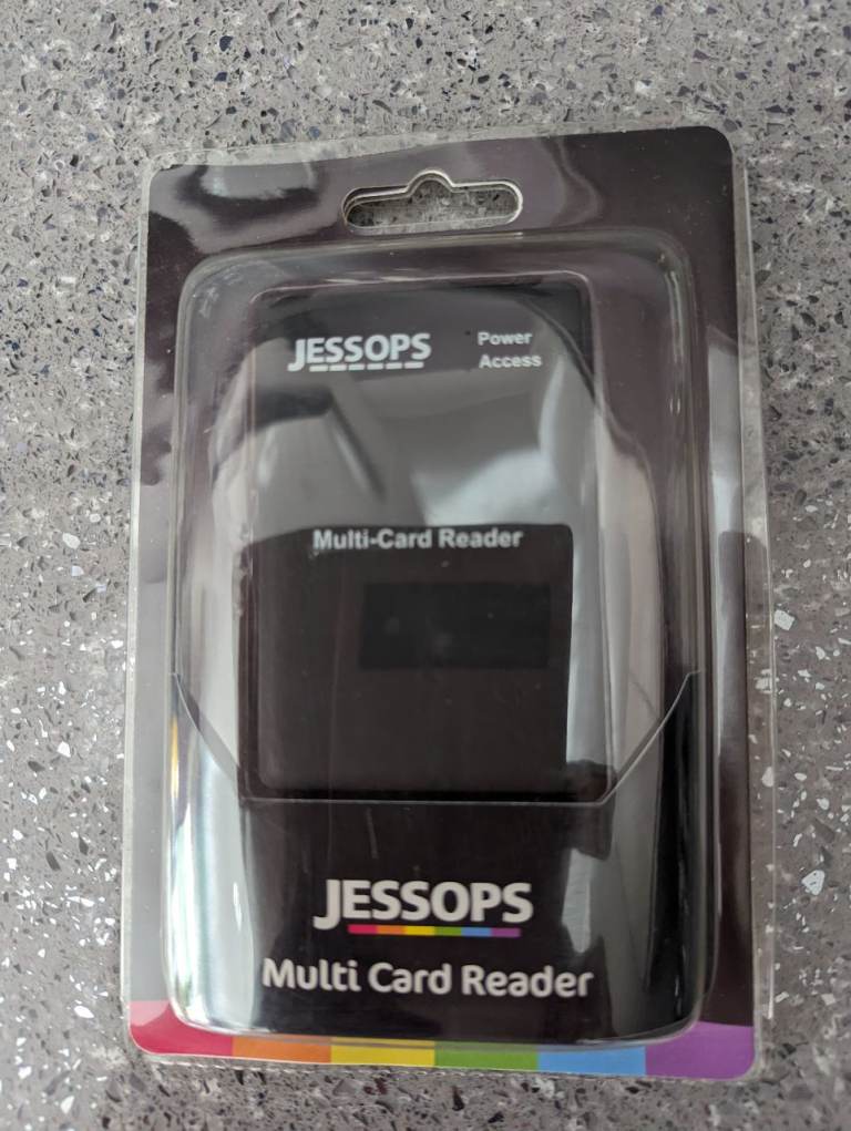 NEW Jessops Multi Card Reader - Black, Unopened