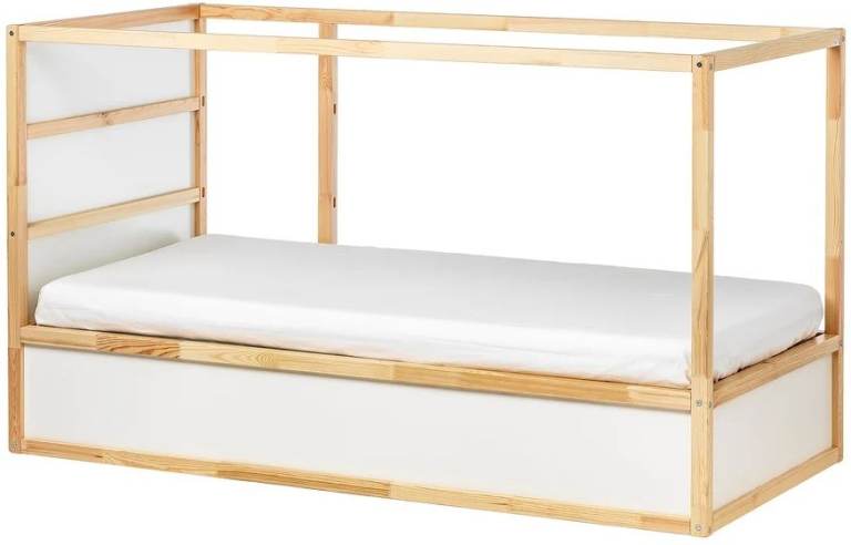 image for Ikea Kura reversible bed with mattress (both new condition) and optional Safe Night Net
