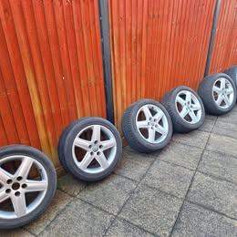 5 tyres with Audi alloys / 50£ per alloys