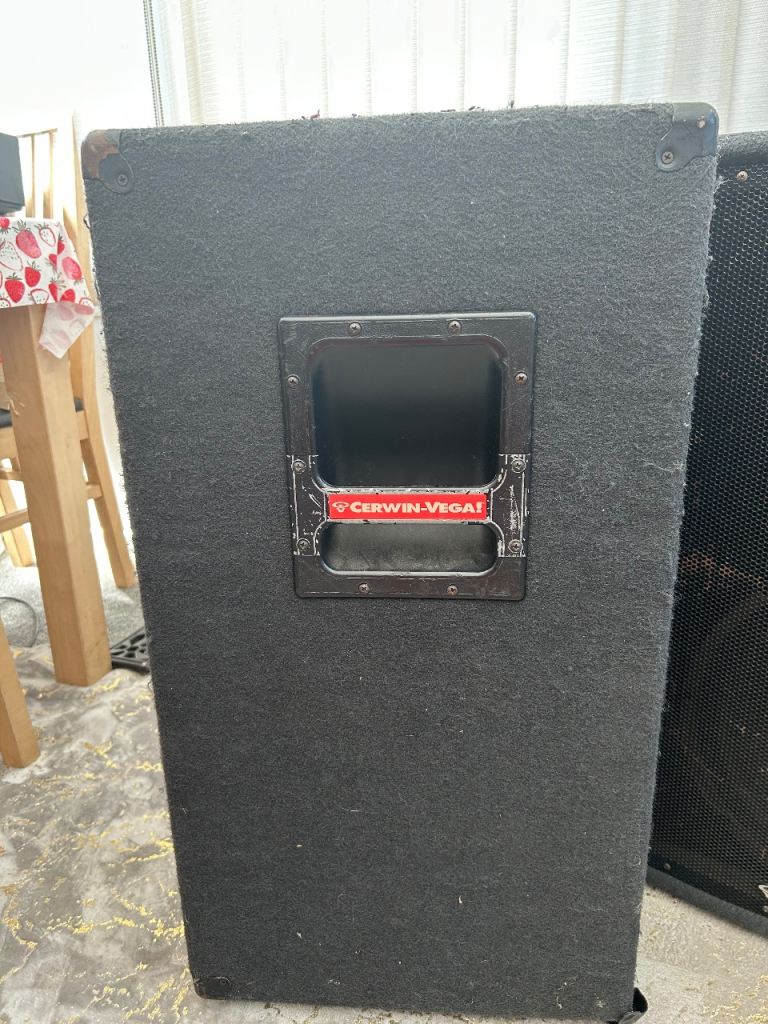 Cerwin Vega speakers 