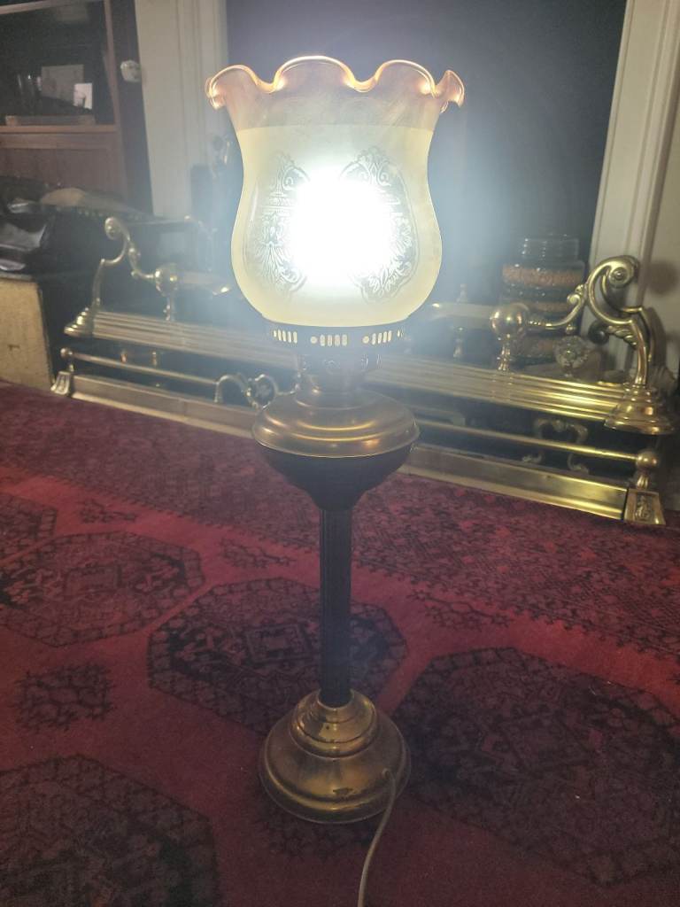 Converted Victorian Oil Lamp 