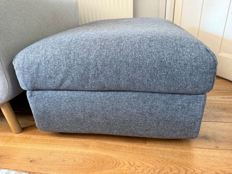 IKEA Grey Foot Stool with storage. Excellent condition.