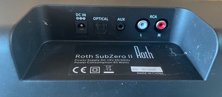 Roth Subzero II home cinema soundbar 65W with remote