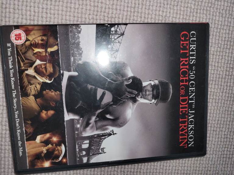 Get Rich or Die Tryin’ (2005) – 50 Cent – Hip‑Hop Drama – DVD – Great Condition