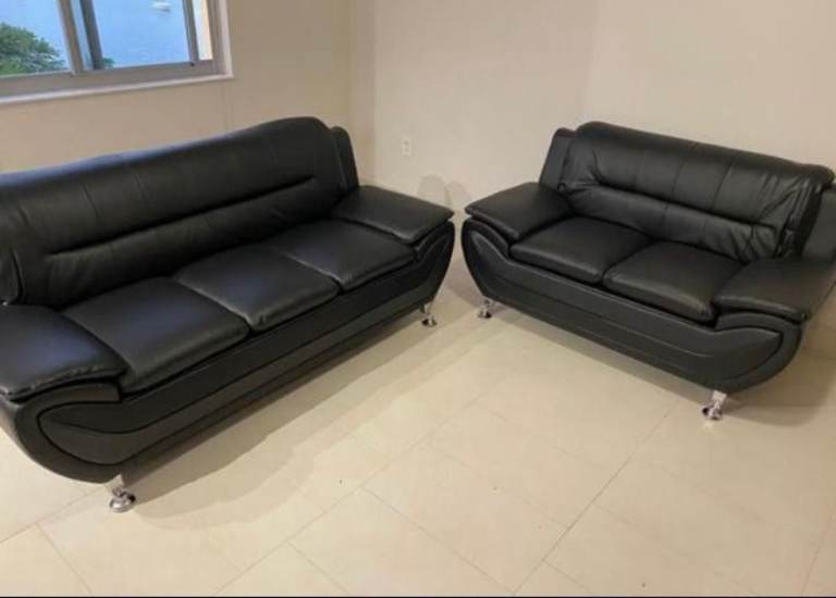 Free Delivery!🚚 SHIRAZ Premium 3+2 Leather Sofa Set | GET WITH FREE DELIVERY & COD !! **