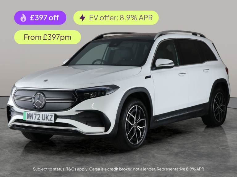 2022 Mercedes-Benz EQB EQB 350 66.5kWh AMG Line (Premium) SUV 5dr Electric Auto 4MATIC (292 ps) -...