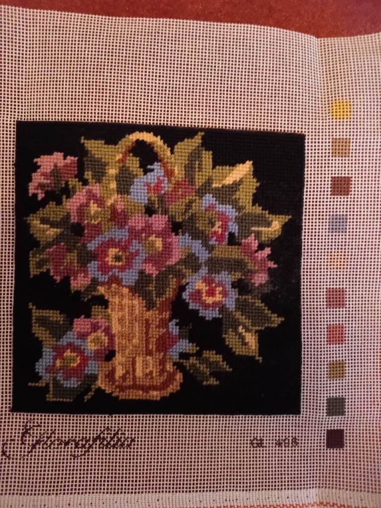 image for Completed Tapestry - Primulas