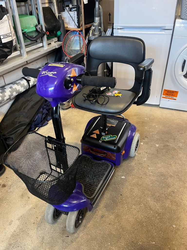 Wispa Mobility Scooter - Purple, Good Condition