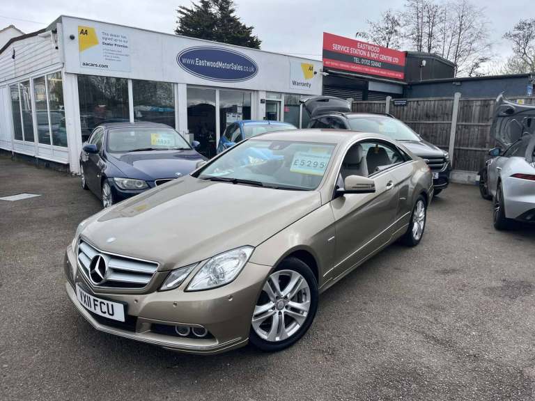 2011 Mercedes-Benz E Class E250 BlueEFFICIENCY SE 2dr Tip Auto COUPE PETROL Automatic