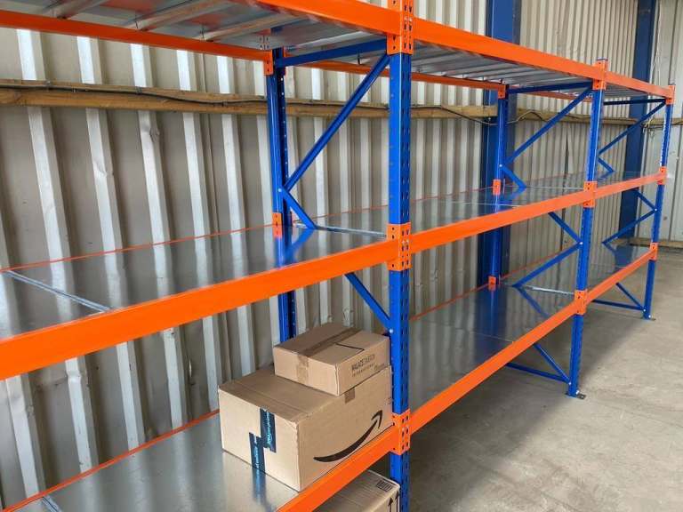 EXCEL MINILOCK STORAGE SYSTEM LONGSPAN RACKING NEW SHELVING BAY Brentwood Branch