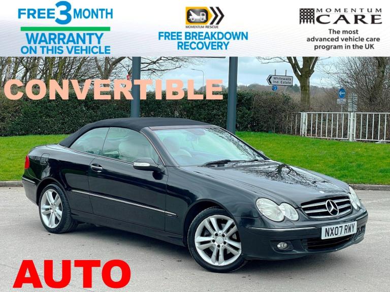  Mercedes-Benz CLK 1.8 CLK200 Kompressor Avantgarde Cabriolet 2dr Petrol Automatic