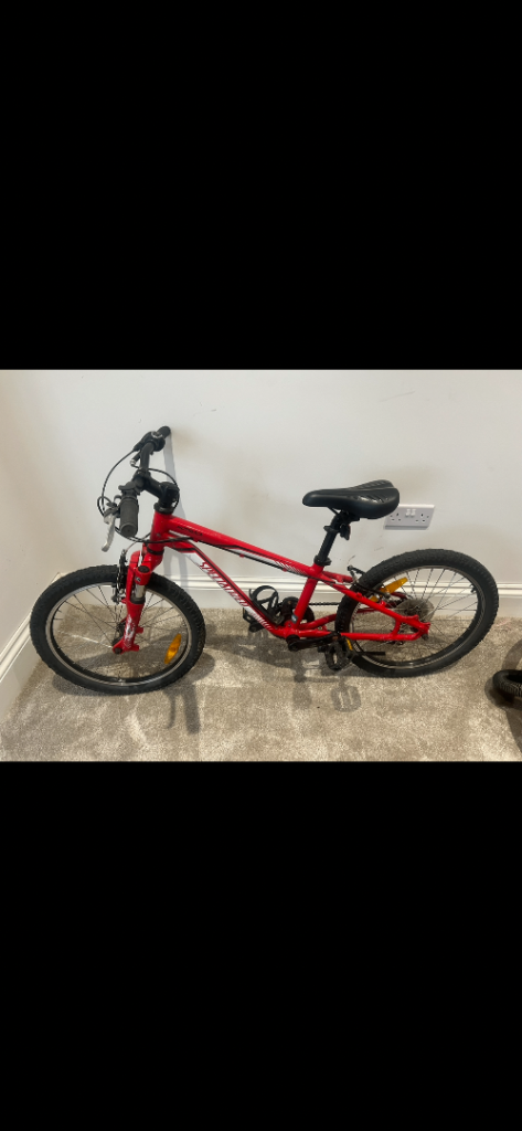 Red kids 20inch specialized bike  