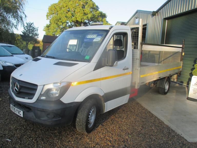 2015 Mercedes-Benz Sprinter 3.5t CDI 313 DROPSIDE FLATBED WITH TAIL LIFT. NO VAT Dropside Diesel ...