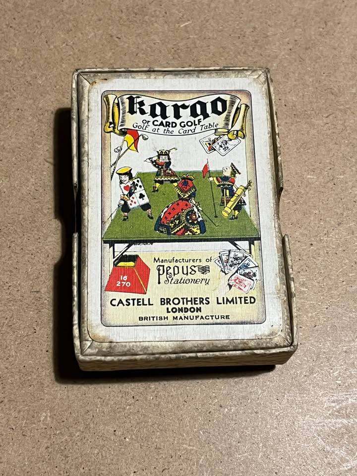 Vintage Kargo Golf Card Game, Castell Brothers Toys & Games, Collectable