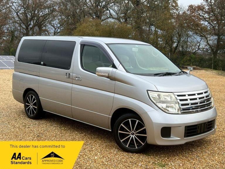 NISSAN ELGRAND 2007 METALLIC SILVER 2.5 V6 PETROL AUTO 8 SEATER