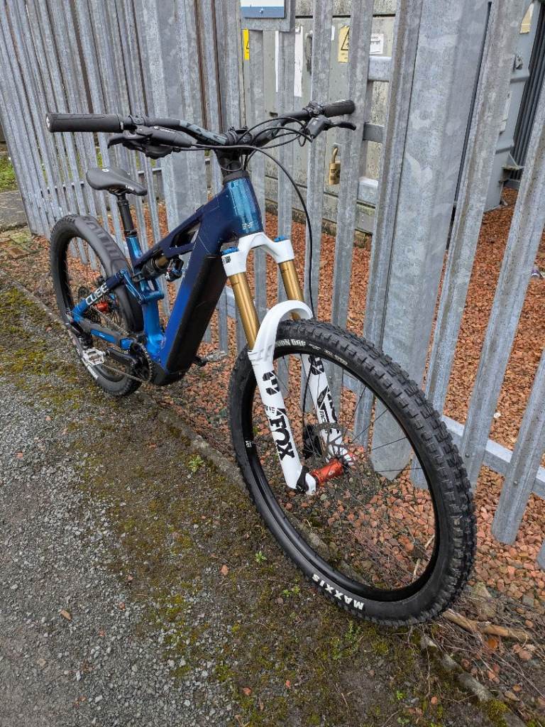 Cube One77 E-MTB Large – Blue Electric Mountain Bike, 120NM Assist