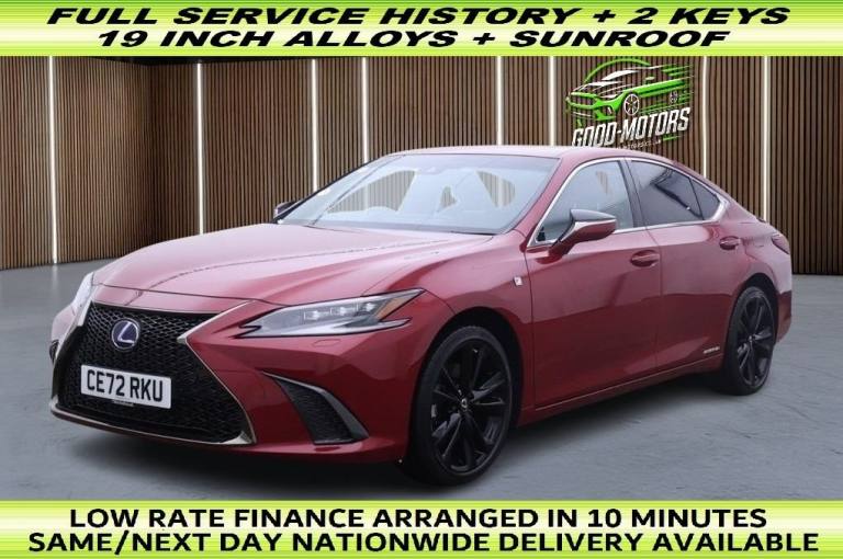 2022 72 LEXUS ES 2.5 300H F SPORT SALOON 4DR PETROL HYBRID E-CVT EURO 6 (S/S) (2