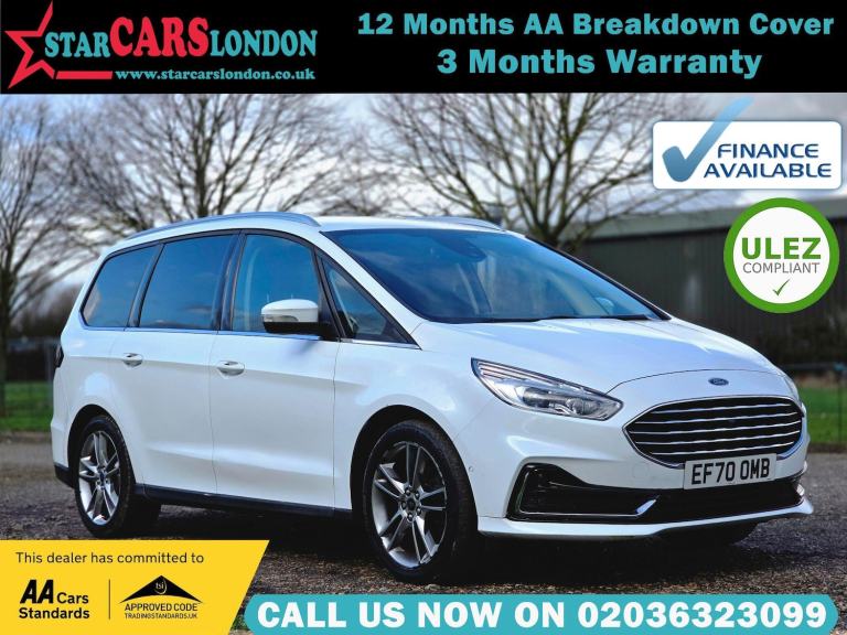 2021 Ford Galaxy 2.0 EcoBlue Titanium Auto Euro 6 (s/s) 5dr MPV Diesel Automatic