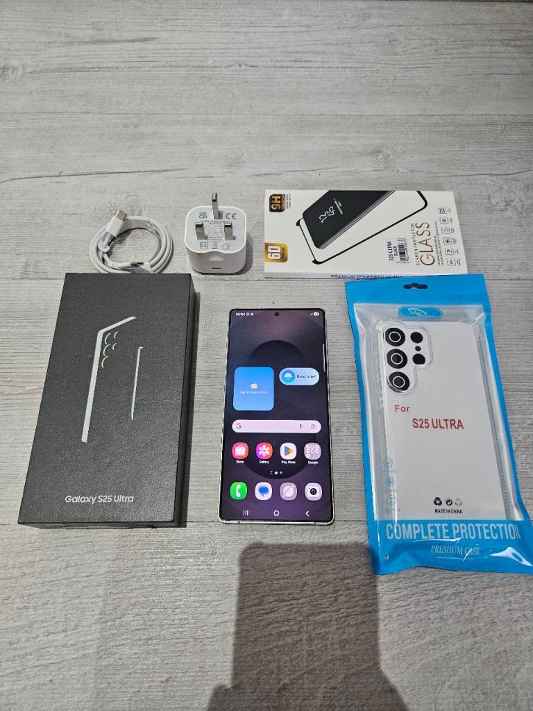 Like New Samsung S25 Ultra 5G 5G 256GB Unlocked Dual Sim Warranty Blue