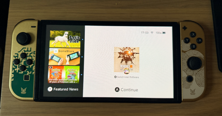 Switch Oled Tears of the kingdom edition 
