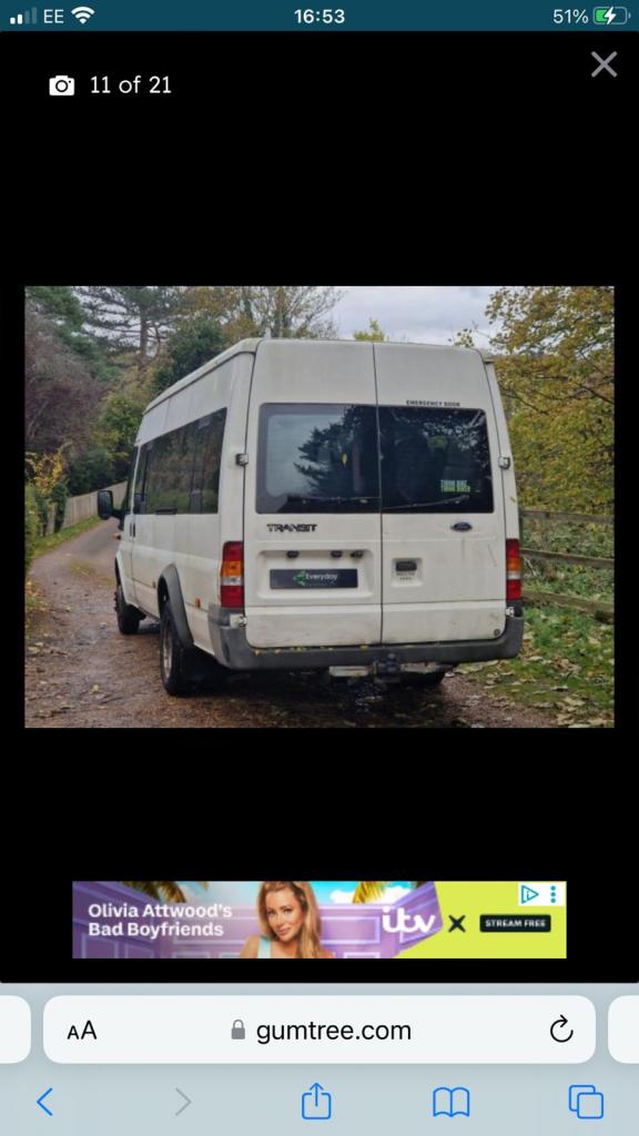 Ford, TRANSIT, Minibus, 2004, Manual, 2402 (cc)