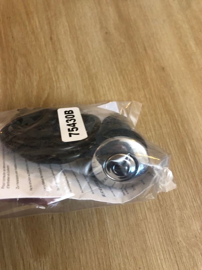 Insinkerator Waste Disposal Air Switch Kit – Brand New Silver Finish
