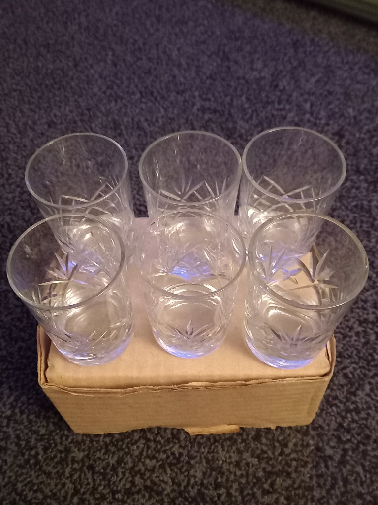 6 shot glasses