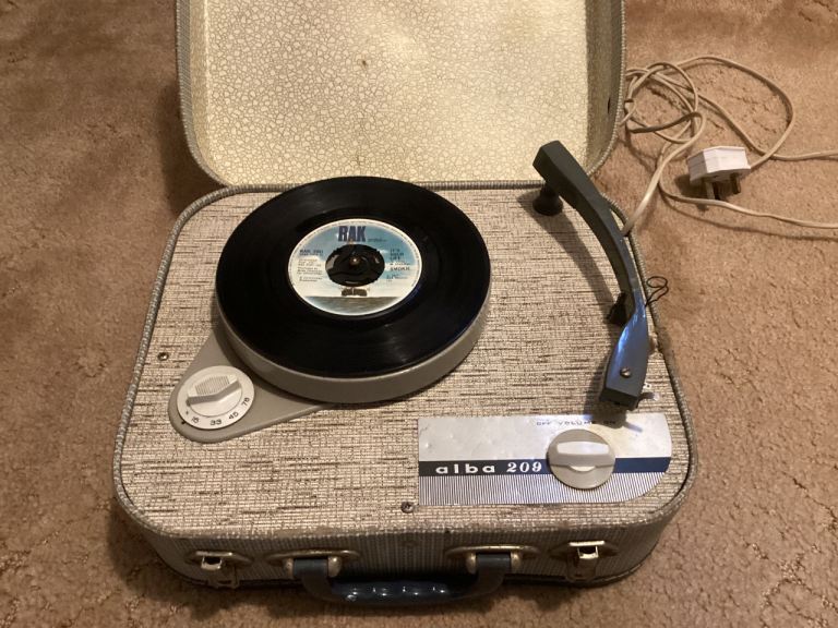 Vintage Record Player Alba 