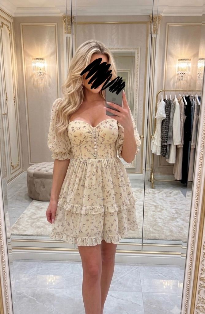 Oh Polly Floral Mini Dress | Brand New | XS/S/M