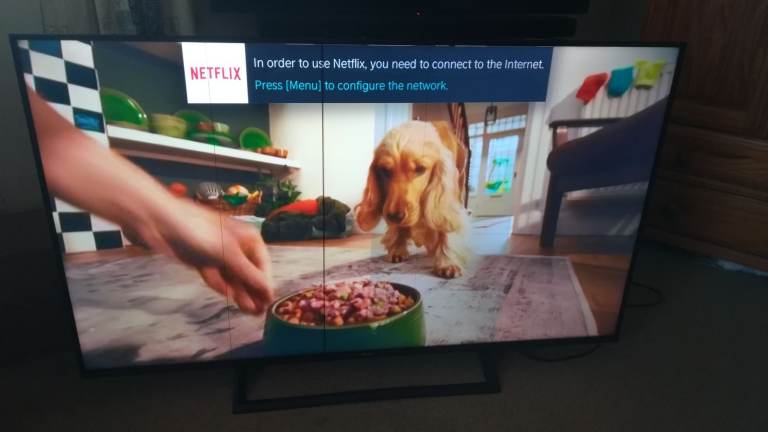 Hisense 55 inch Smart T.V. (Spares/Repairs)
