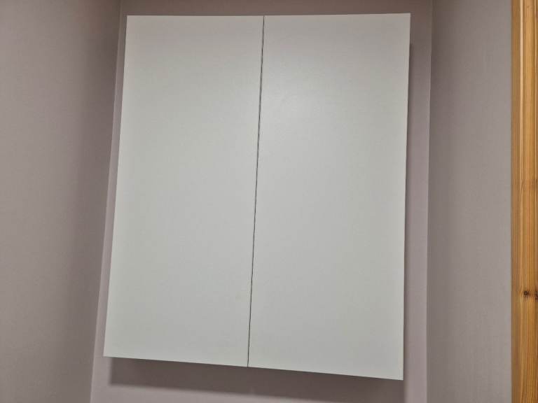 Wall cabinets with doors