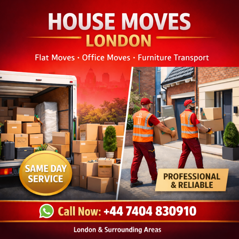  House Move London | Large Luton Van | Fast & Reliable Service | Call Now