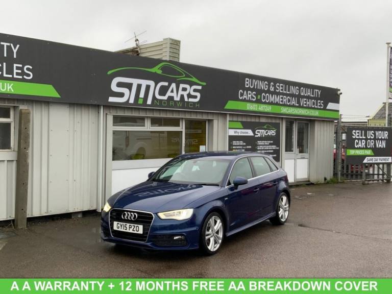 2015 Audi A3 2.0 TDI S line Sportback 5dr Diesel S Tronic Euro 6 (s/s) (150 ps) Hatchback Diesel ...