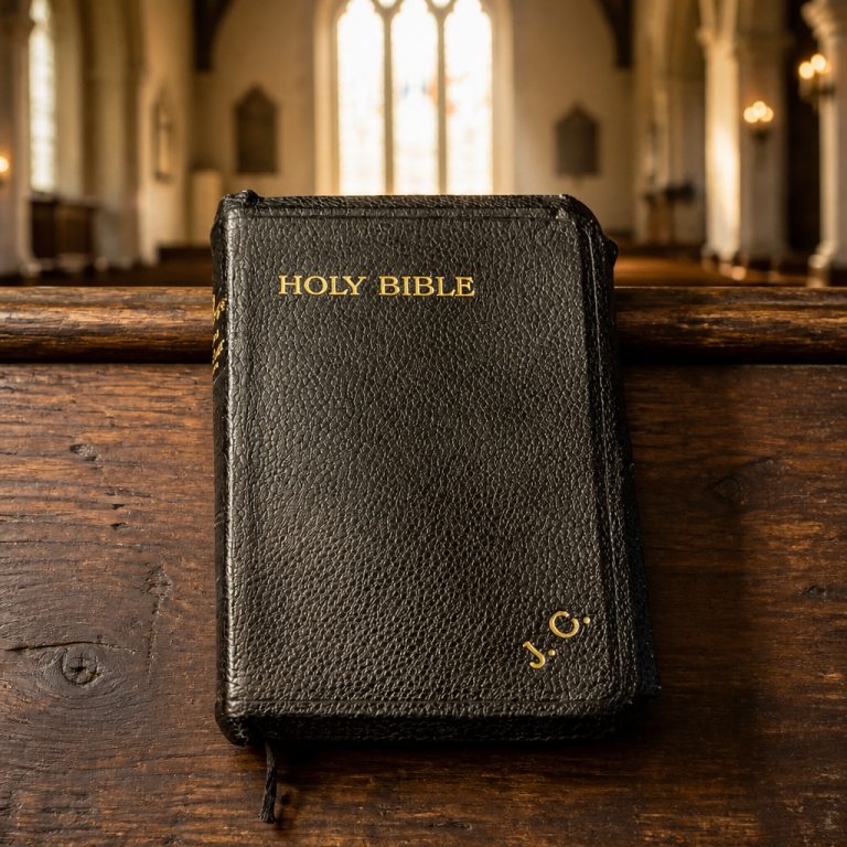 Vintage Oxford Holy Bible - Leather Bound, Good Condition