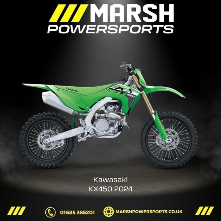 Kawasaki KX450 2024 Model - Kawasaki Main Dealer - HUGE DISCOUNT!