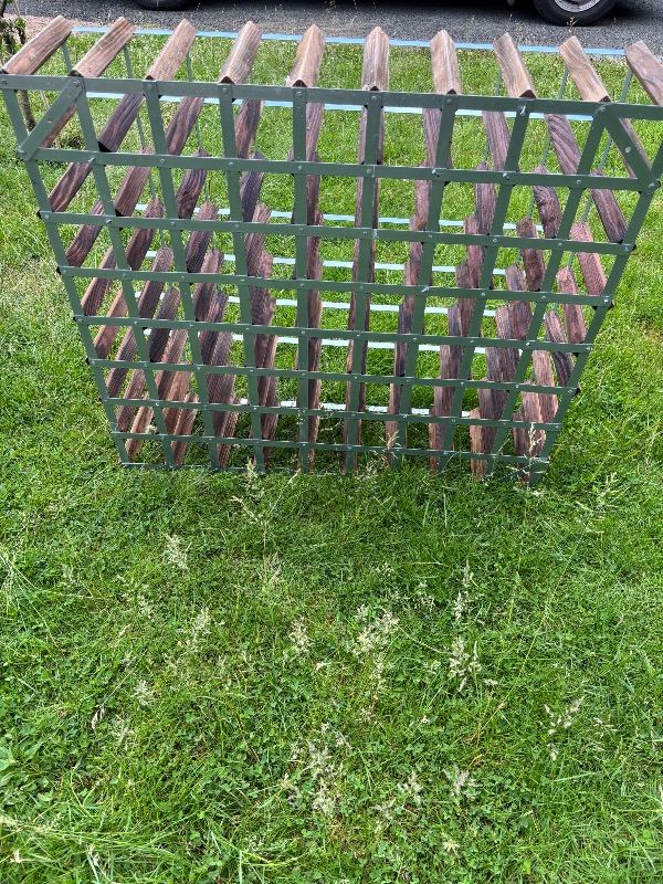 72 bottle wooden wine rack 