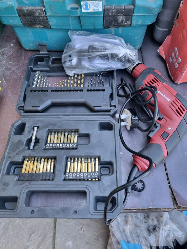 Einhell drill with bits. ebay/pukutisss
