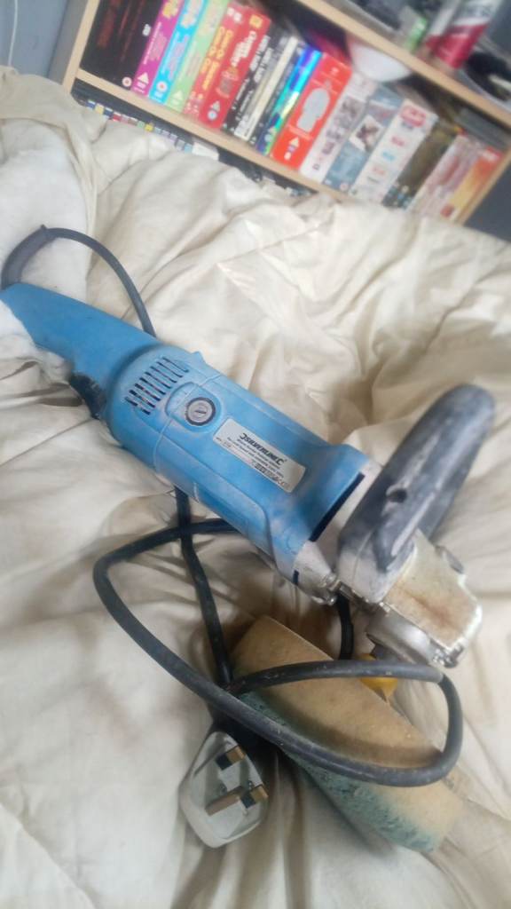 Large electric car buffer machine 