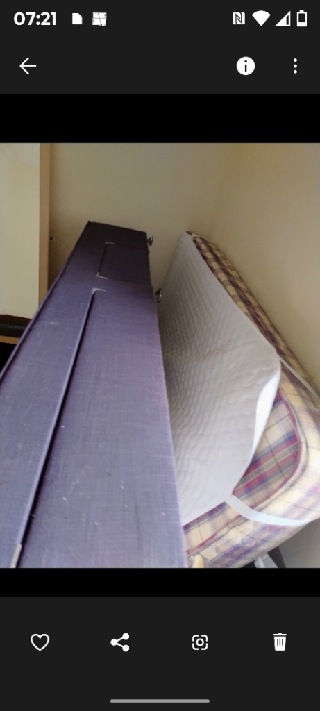 Single Bed Base & Mattress - FREE to good home